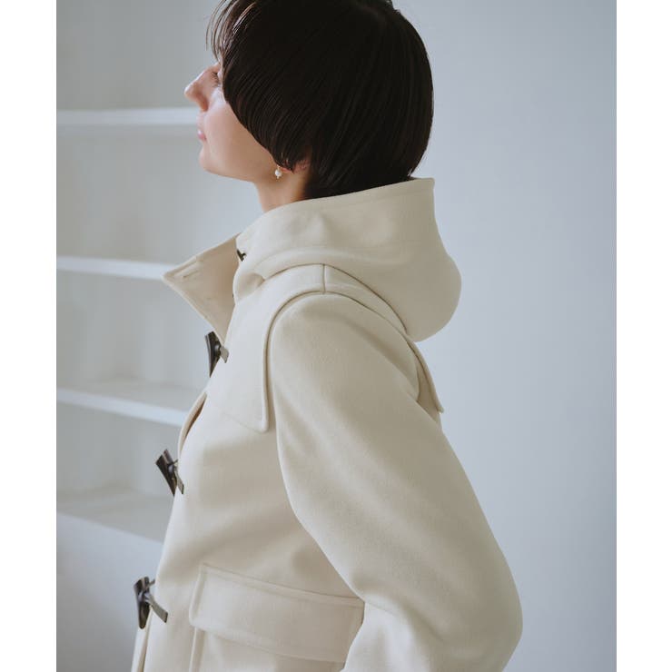 ジャージーメルトンシリーズ ファー付きショートダッフルコート/リンクコーデ | ROPE' PICNIC | 詳細画像12 