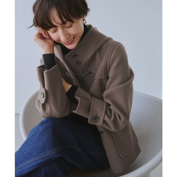 ジャージーメルトンシリーズ ファー付きショートダッフルコート/リンクコーデ | ROPE' PICNIC | 詳細画像23 