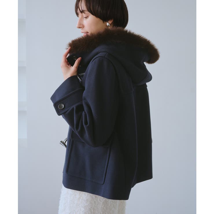 ジャージーメルトンシリーズ ファー付きショートダッフルコート/リンクコーデ | ROPE' PICNIC | 詳細画像28 