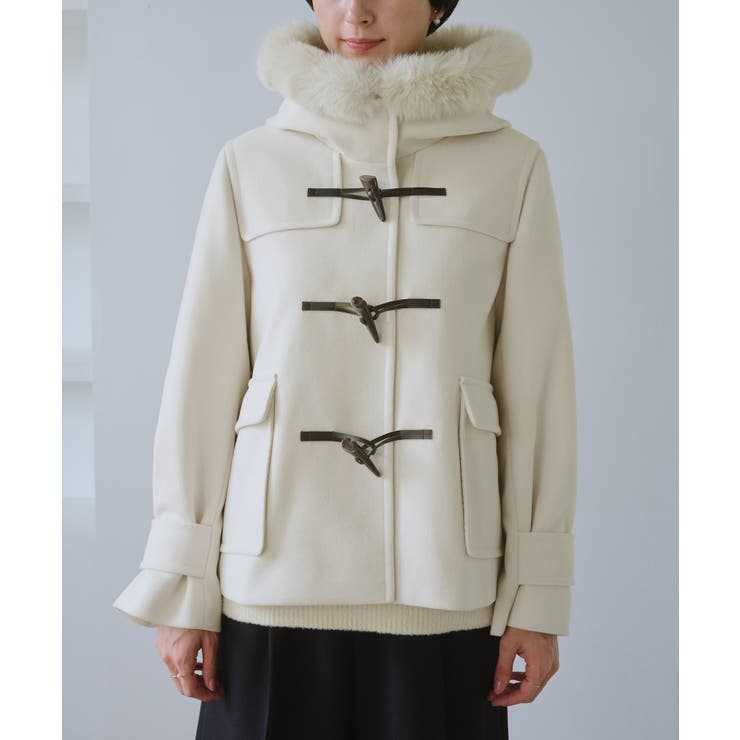 ジャージーメルトンシリーズ ファー付きショートダッフルコート/リンクコーデ | ROPE' PICNIC | 詳細画像34 