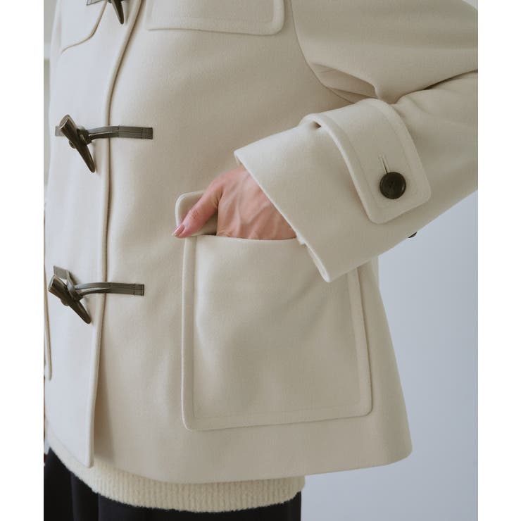 ジャージーメルトンシリーズ ファー付きショートダッフルコート/リンクコーデ | ROPE' PICNIC | 詳細画像40 