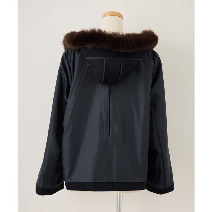 ジャージーメルトンシリーズ ファー付きショートダッフルコート/リンクコーデ | ROPE' PICNIC | 詳細画像44 