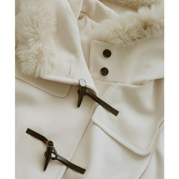 ジャージーメルトンシリーズ ファー付きショートダッフルコート/リンクコーデ | ROPE' PICNIC | 詳細画像45 