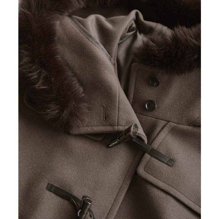 ジャージーメルトンシリーズ ファー付きショートダッフルコート/リンクコーデ | ROPE' PICNIC | 詳細画像48 