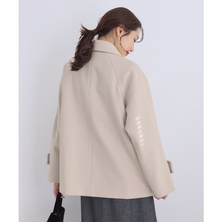 ジャージーメルトンシリーズ 金ボタンミドル丈コート/リンクコーデ | ROPE' PICNIC | 詳細画像11