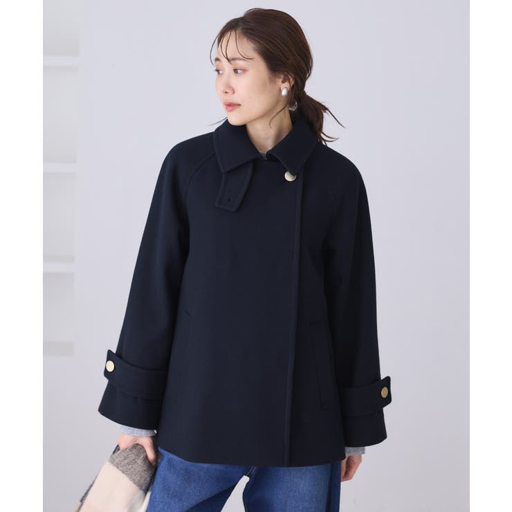 ジャージーメルトンシリーズ 金ボタンミドル丈コート/リンクコーデ | ROPE' PICNIC | 詳細画像16