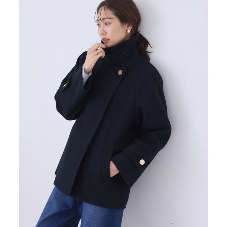 ジャージーメルトンシリーズ 金ボタンミドル丈コート/リンクコーデ | ROPE' PICNIC | 詳細画像18