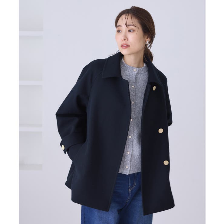 ジャージーメルトンシリーズ 金ボタンミドル丈コート/リンクコーデ | ROPE' PICNIC | 詳細画像21