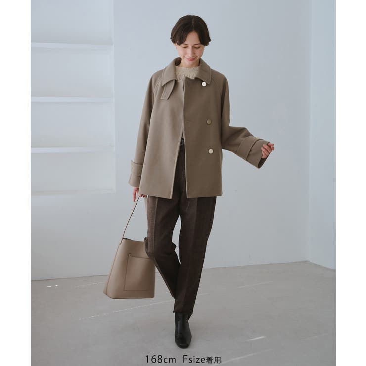 ジャージーメルトンシリーズ 金ボタンミドル丈コート/リンクコーデ | ROPE' PICNIC | 詳細画像22