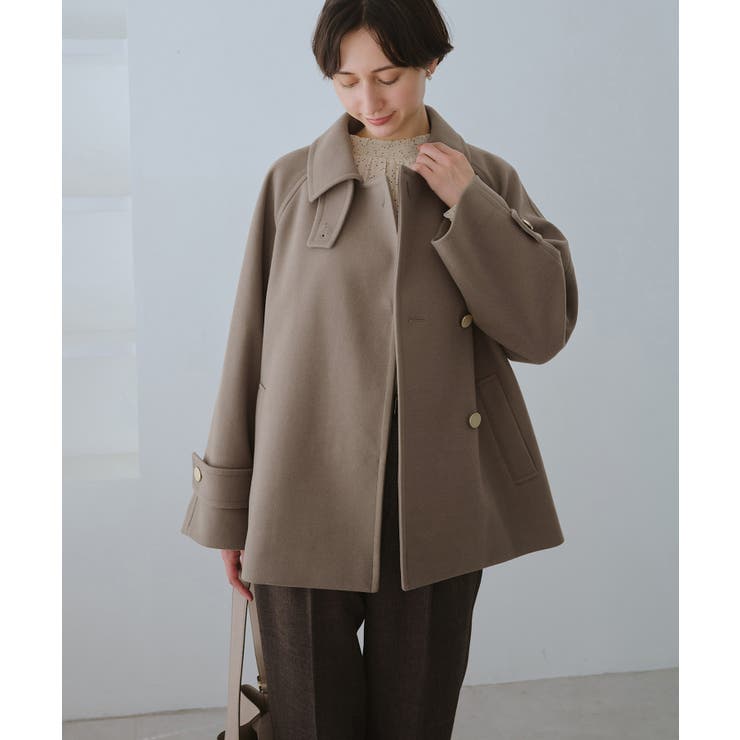 ジャージーメルトンシリーズ 金ボタンミドル丈コート/リンクコーデ | ROPE' PICNIC | 詳細画像23