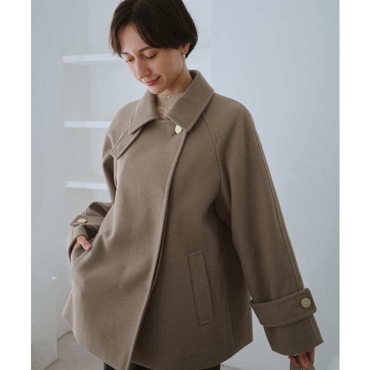 ジャージーメルトンシリーズ 金ボタンミドル丈コート/リンクコーデ | ROPE' PICNIC | 詳細画像26