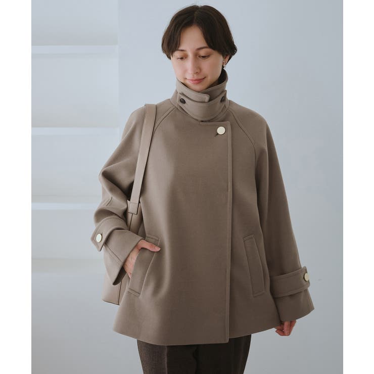 ジャージーメルトンシリーズ 金ボタンミドル丈コート/リンクコーデ | ROPE' PICNIC | 詳細画像28