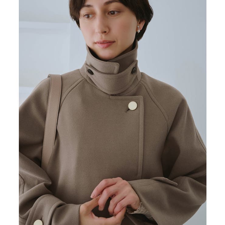 ジャージーメルトンシリーズ 金ボタンミドル丈コート/リンクコーデ | ROPE' PICNIC | 詳細画像30