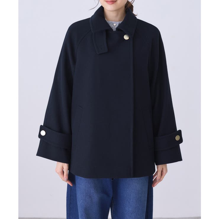 ジャージーメルトンシリーズ 金ボタンミドル丈コート/リンクコーデ | ROPE' PICNIC | 詳細画像34