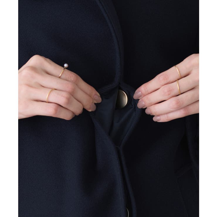 ジャージーメルトンシリーズ 金ボタンミドル丈コート/リンクコーデ | ROPE' PICNIC | 詳細画像39