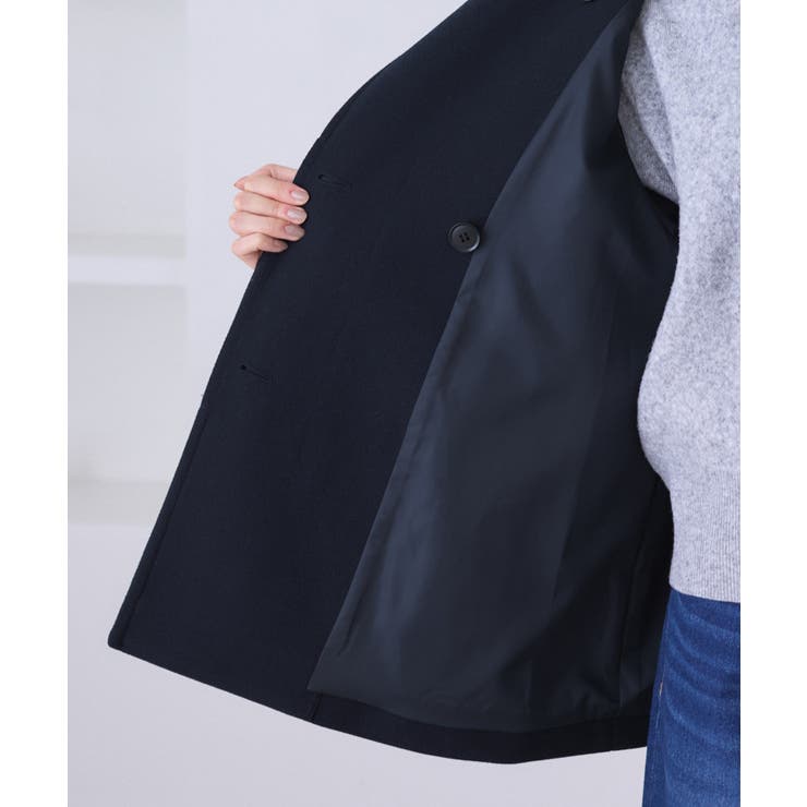 ジャージーメルトンシリーズ 金ボタンミドル丈コート/リンクコーデ | ROPE' PICNIC | 詳細画像42