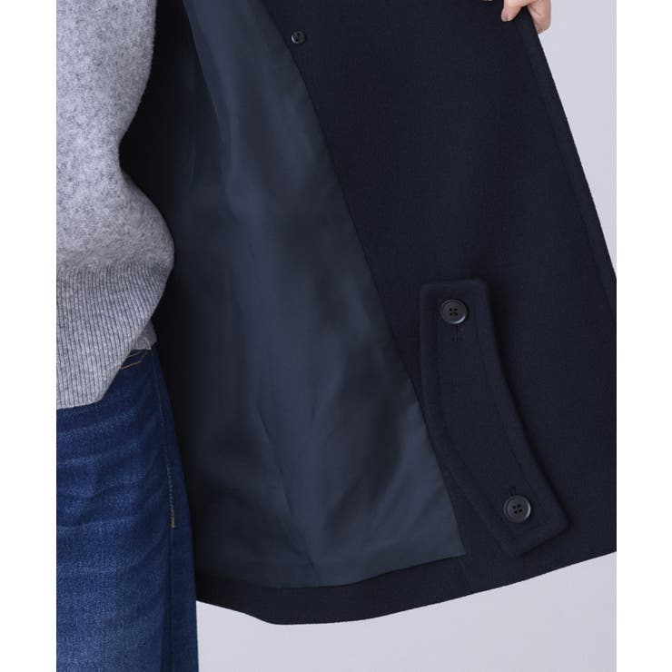 ジャージーメルトンシリーズ 金ボタンミドル丈コート/リンクコーデ | ROPE' PICNIC | 詳細画像43