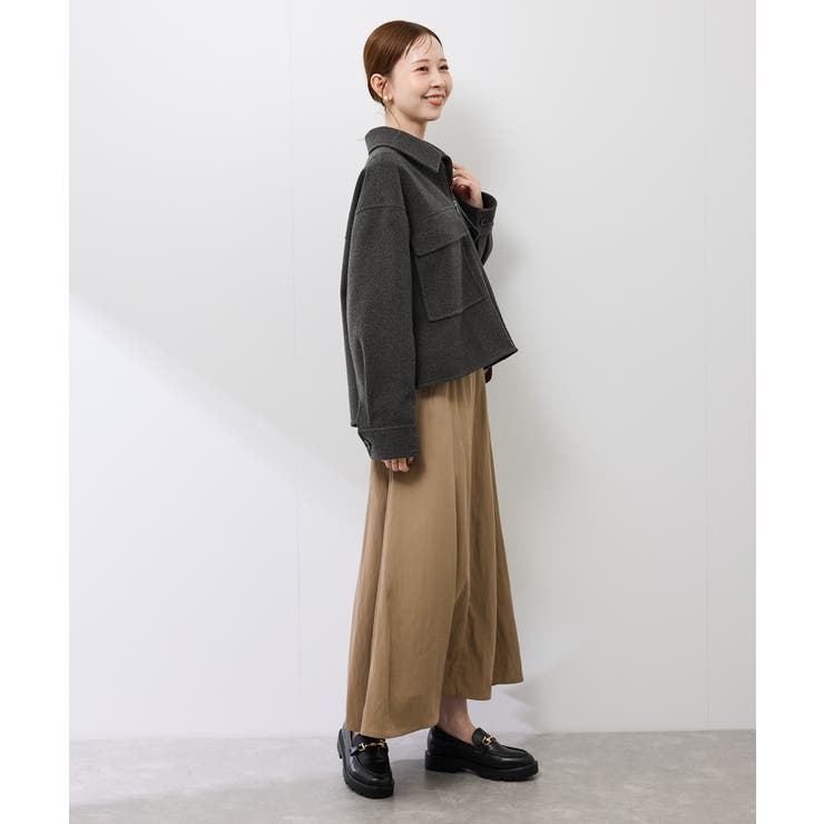 ジャージーメルトンシリーズ ポケット付きジップブルゾン/リンクコーデ | ROPE' PICNIC | 詳細画像18 