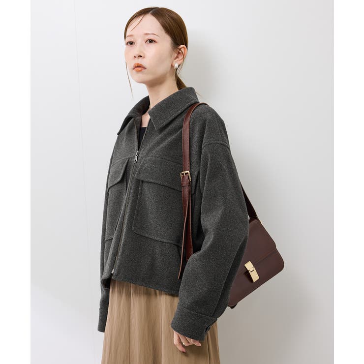 ジャージーメルトンシリーズ ポケット付きジップブルゾン/リンクコーデ | ROPE' PICNIC | 詳細画像19 