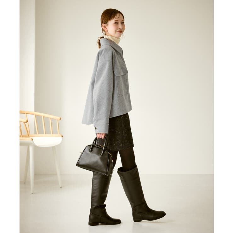 ジャージーメルトンシリーズ ポケット付きジップブルゾン/リンクコーデ | ROPE' PICNIC | 詳細画像7 