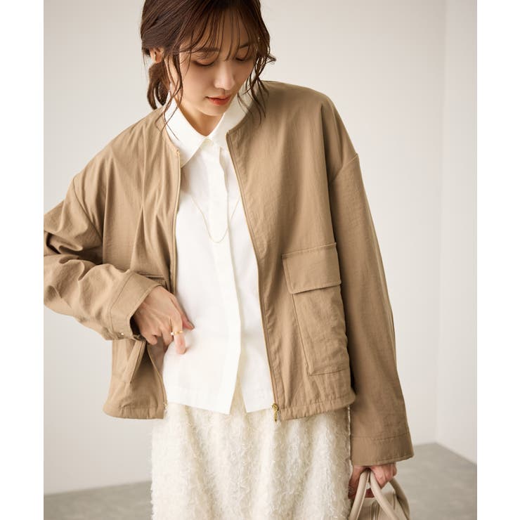 レーヨンナイロンブルゾン | ROPE' PICNIC | 詳細画像1 