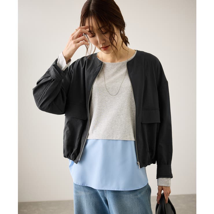 レーヨンナイロンブルゾン | ROPE' PICNIC | 詳細画像13 