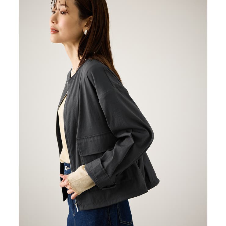 レーヨンナイロンブルゾン | ROPE' PICNIC | 詳細画像6 