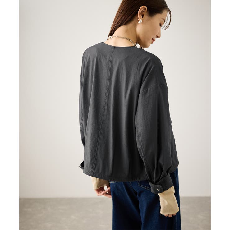 レーヨンナイロンブルゾン | ROPE' PICNIC | 詳細画像7 