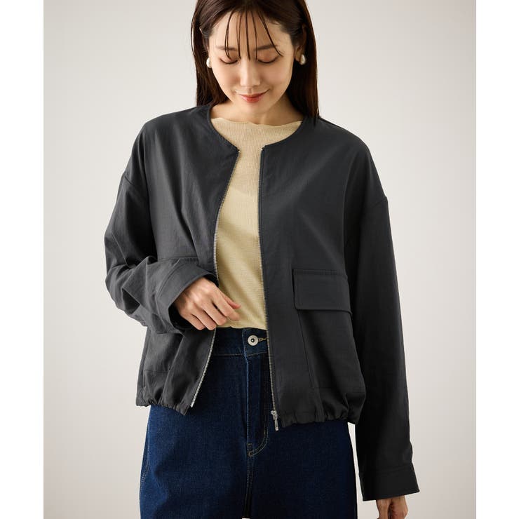 レーヨンナイロンブルゾン | ROPE' PICNIC | 詳細画像9 