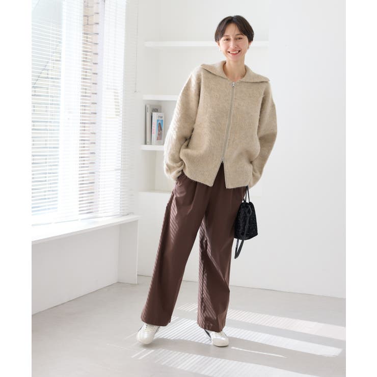 【WEB限定】Wジップシャギーニットブルゾン | ROPE' PICNIC | 詳細画像10 
