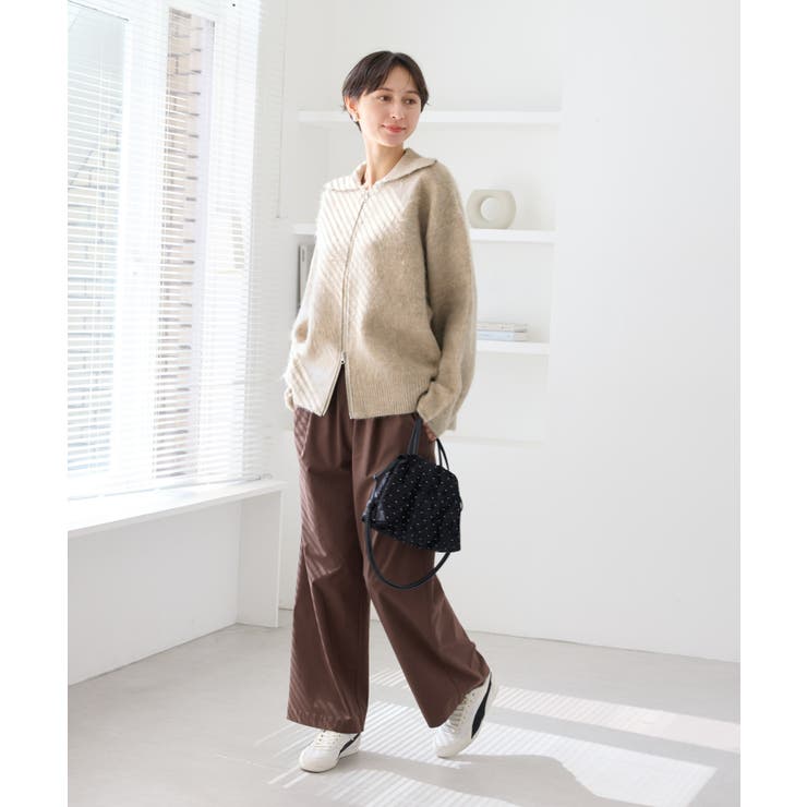 【WEB限定】Wジップシャギーニットブルゾン | ROPE' PICNIC | 詳細画像11 