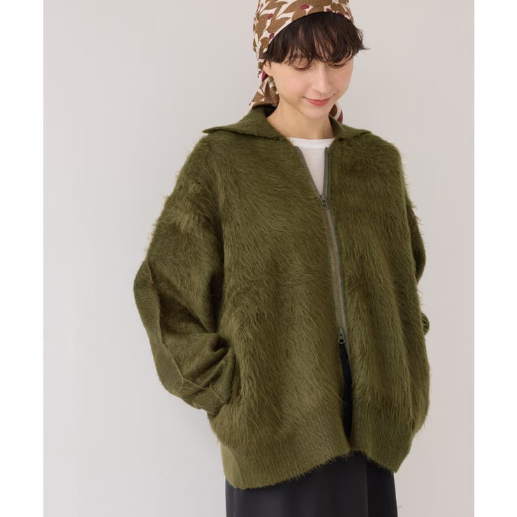 【WEB限定】Wジップシャギーニットブルゾン | ROPE' PICNIC | 詳細画像35 