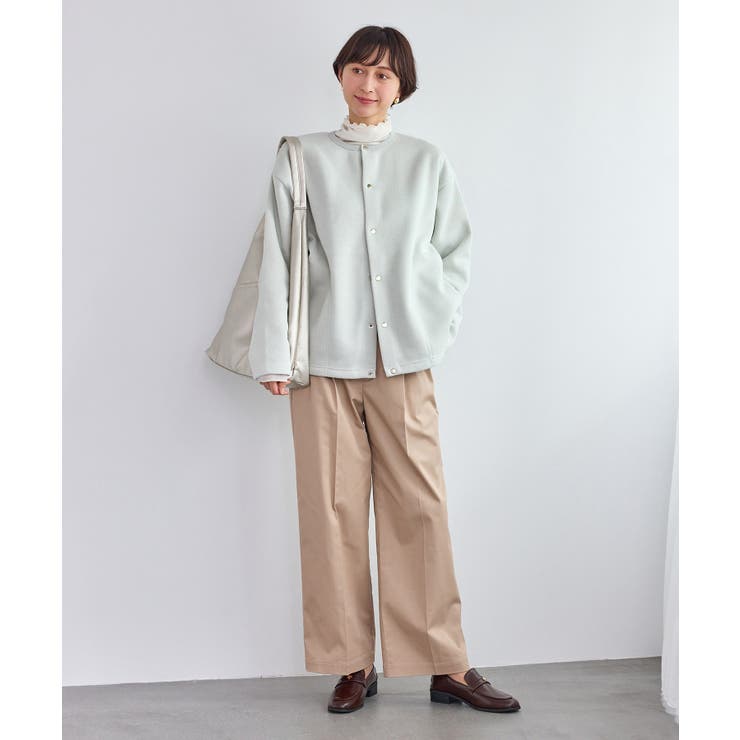 裏シャギーボンディングノーカラージャケット | ROPE' PICNIC | 詳細画像15 