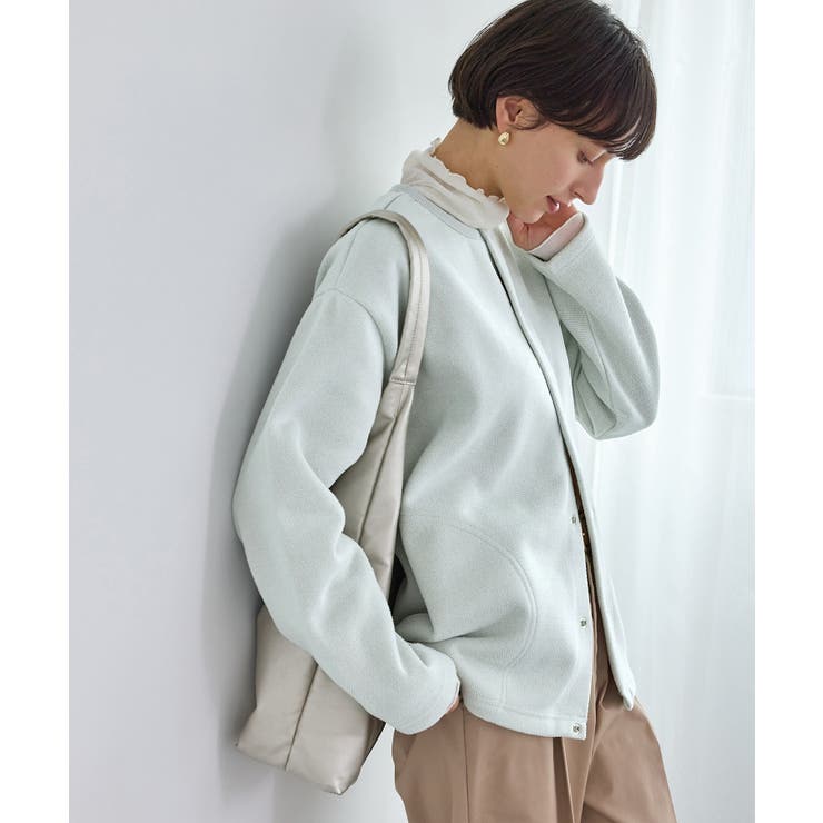 裏シャギーボンディングノーカラージャケット | ROPE' PICNIC | 詳細画像17 