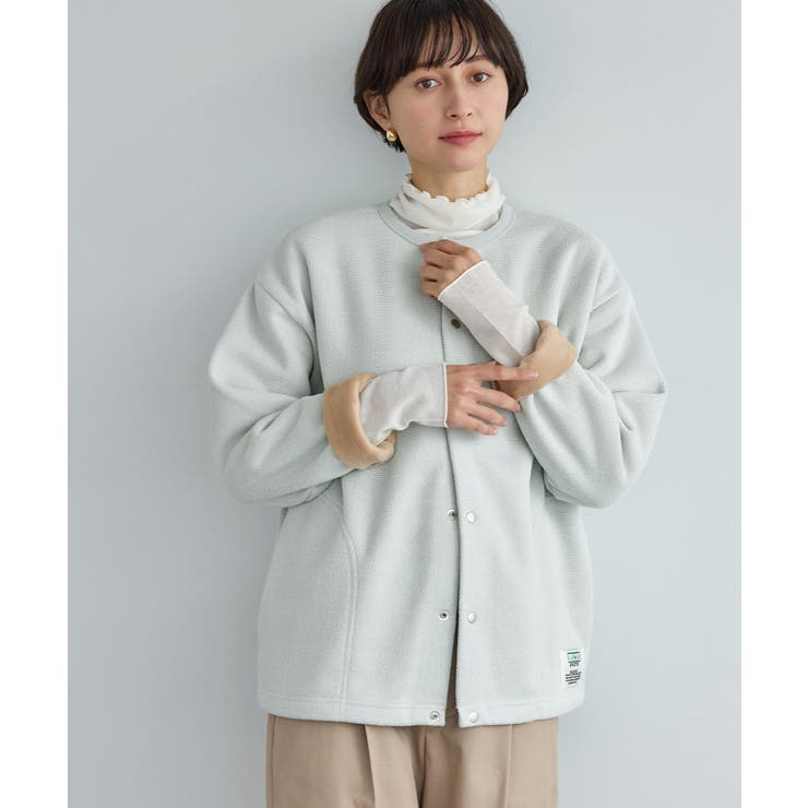 裏シャギーボンディングノーカラージャケット | ROPE' PICNIC | 詳細画像19 