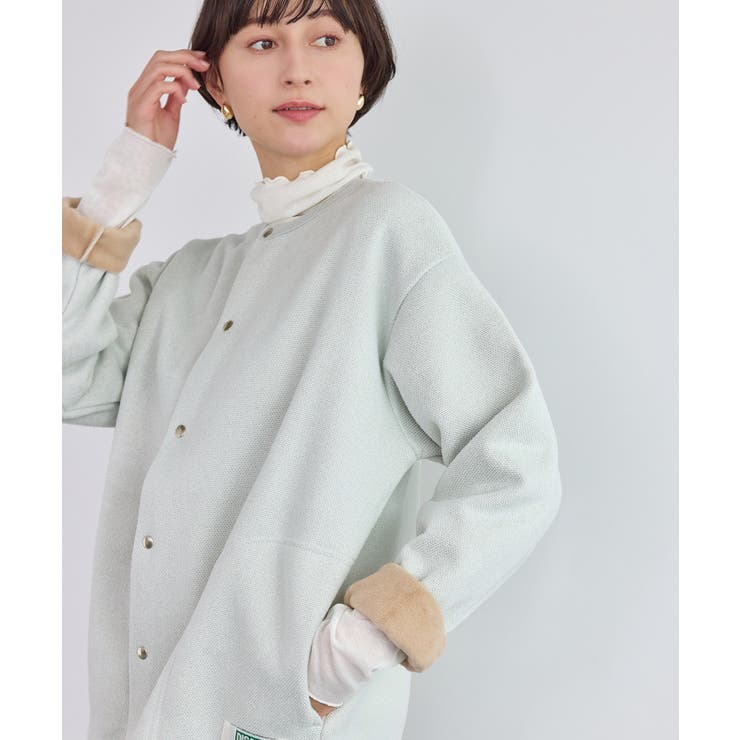 裏シャギーボンディングノーカラージャケット | ROPE' PICNIC | 詳細画像20 