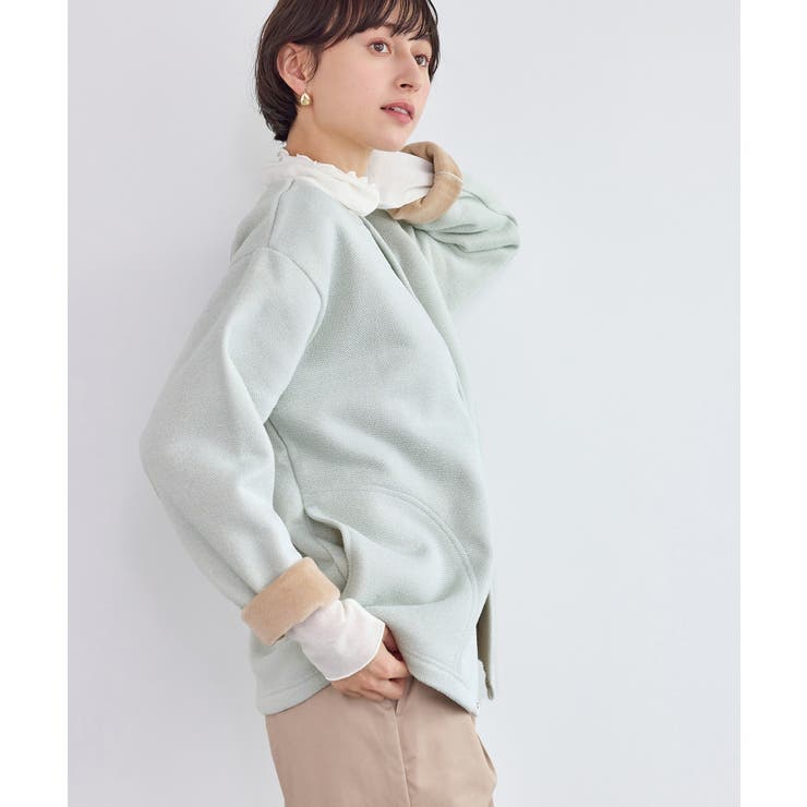 裏シャギーボンディングノーカラージャケット | ROPE' PICNIC | 詳細画像22 