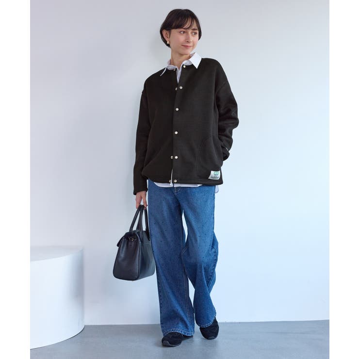 裏シャギーボンディングノーカラージャケット | ROPE' PICNIC | 詳細画像3 