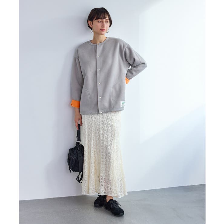 裏シャギーボンディングノーカラージャケット | ROPE' PICNIC | 詳細画像9 