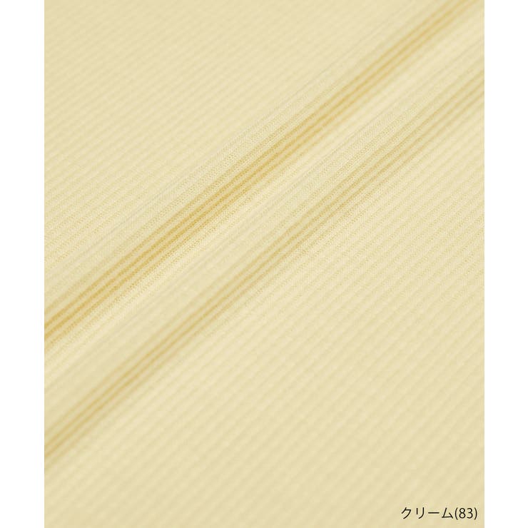 【WEB限定カラー: ライトグレー,イエロー】シアーカットタートル | ROPE' PICNIC | 詳細画像48 