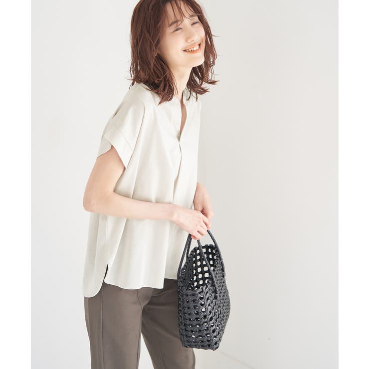 スキッパーカットトップス[品番：RPCW0037175]｜ROPE'  PICNIC（ロペピクニック）のレディースファッション通販｜SHOPLIST（ショップリスト）