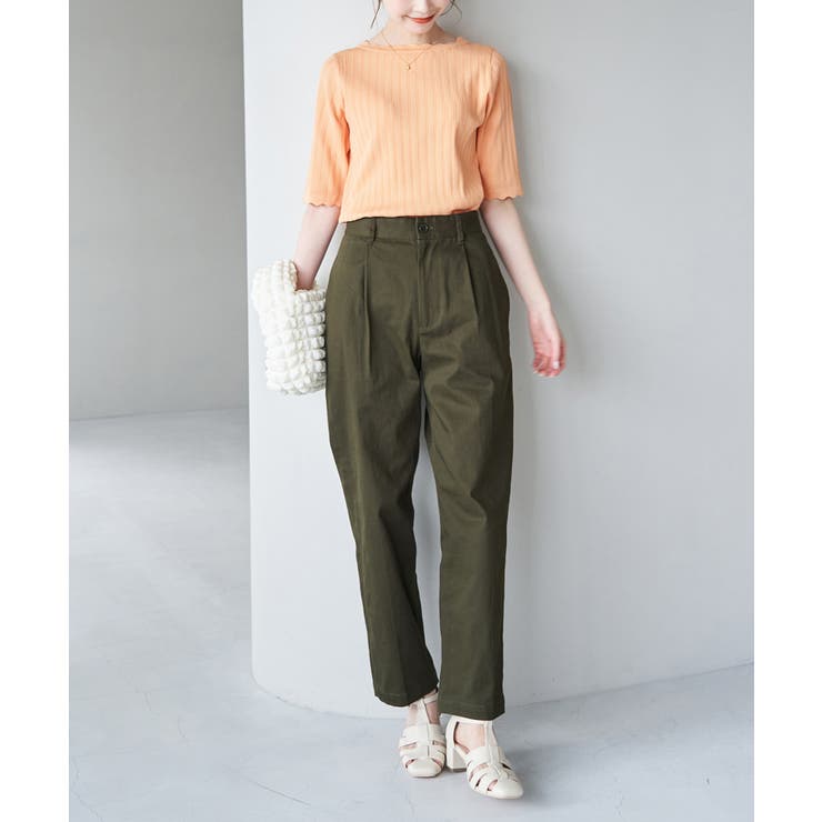 Beauty knit スカラップネックハーフスリーブニットプルオーバー | ROPE' PICNIC | 詳細画像30 