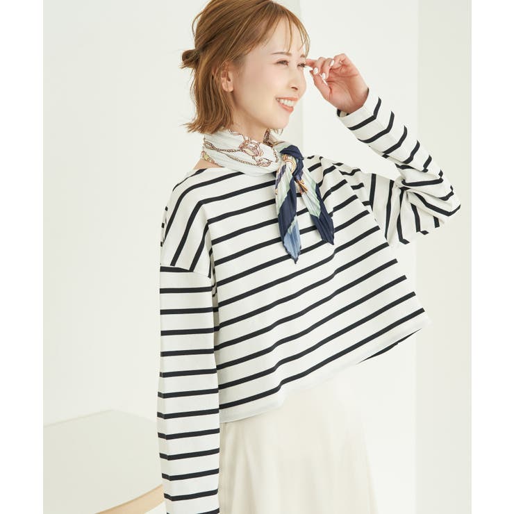 着丈が選べるボーダーカットトップス/リンクコーデ | ROPE' PICNIC | 詳細画像4 