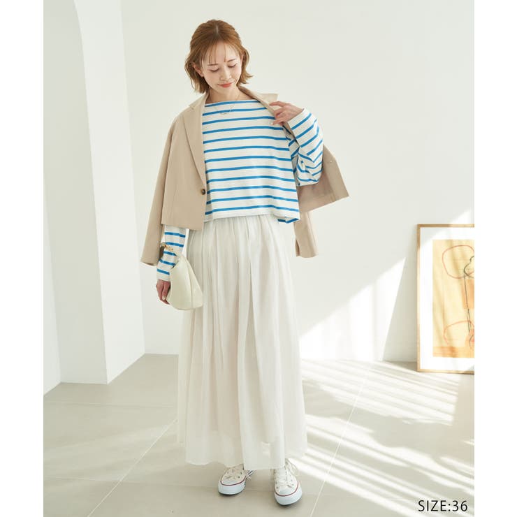 着丈が選べるボーダーカットトップス/リンクコーデ | ROPE' PICNIC | 詳細画像9 