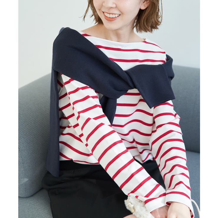 レッド系(61) | 着丈が選べるボーダーカットトップス/リンクコーデ | ROPE' PICNIC