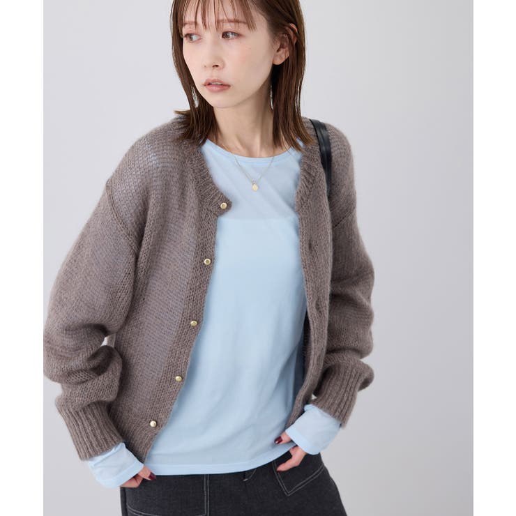 新色追加/シアーカットクルーネックプルオーバー | ROPE' PICNIC | 詳細画像12 