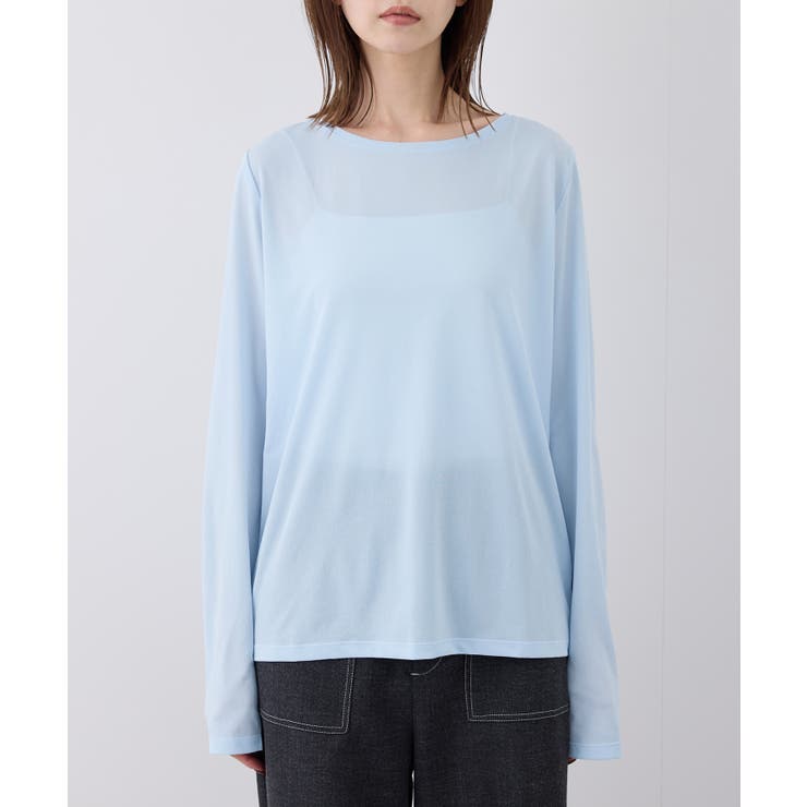 新色追加/シアーカットクルーネックプルオーバー | ROPE' PICNIC | 詳細画像34 