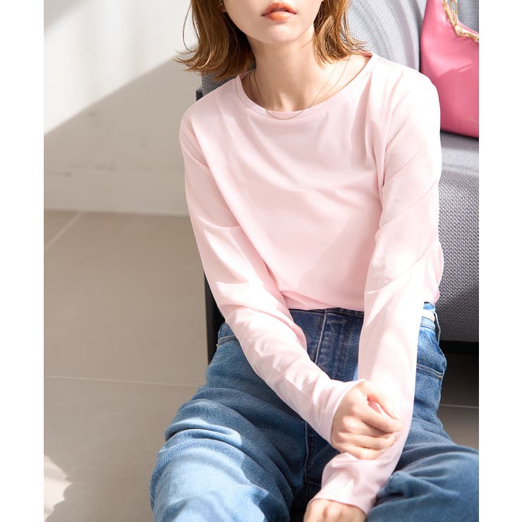 ピンク系(65) | 新色追加/シアーカットクルーネックプルオーバー | ROPE' PICNIC