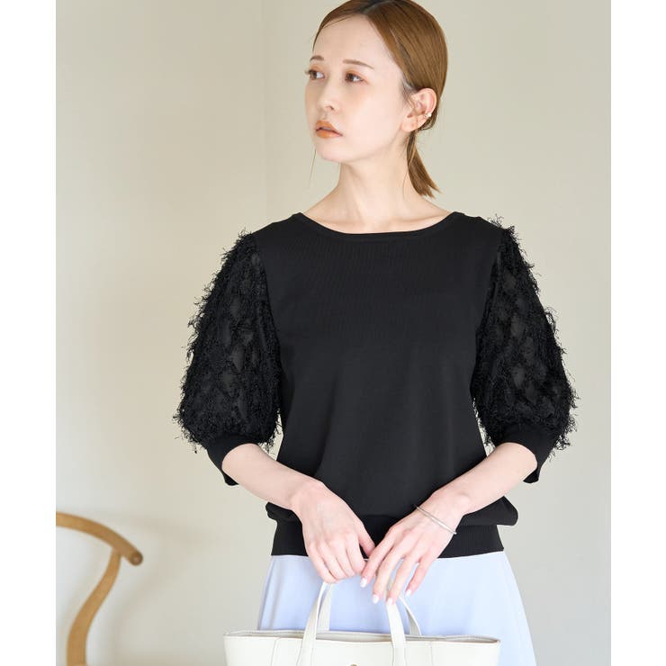 2WAY/袖シャギーニットプルオーバー | ROPE' PICNIC | 詳細画像4 