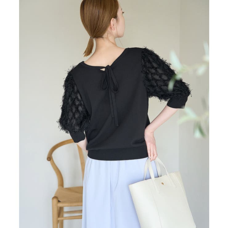 2WAY/袖シャギーニットプルオーバー | ROPE' PICNIC | 詳細画像6 